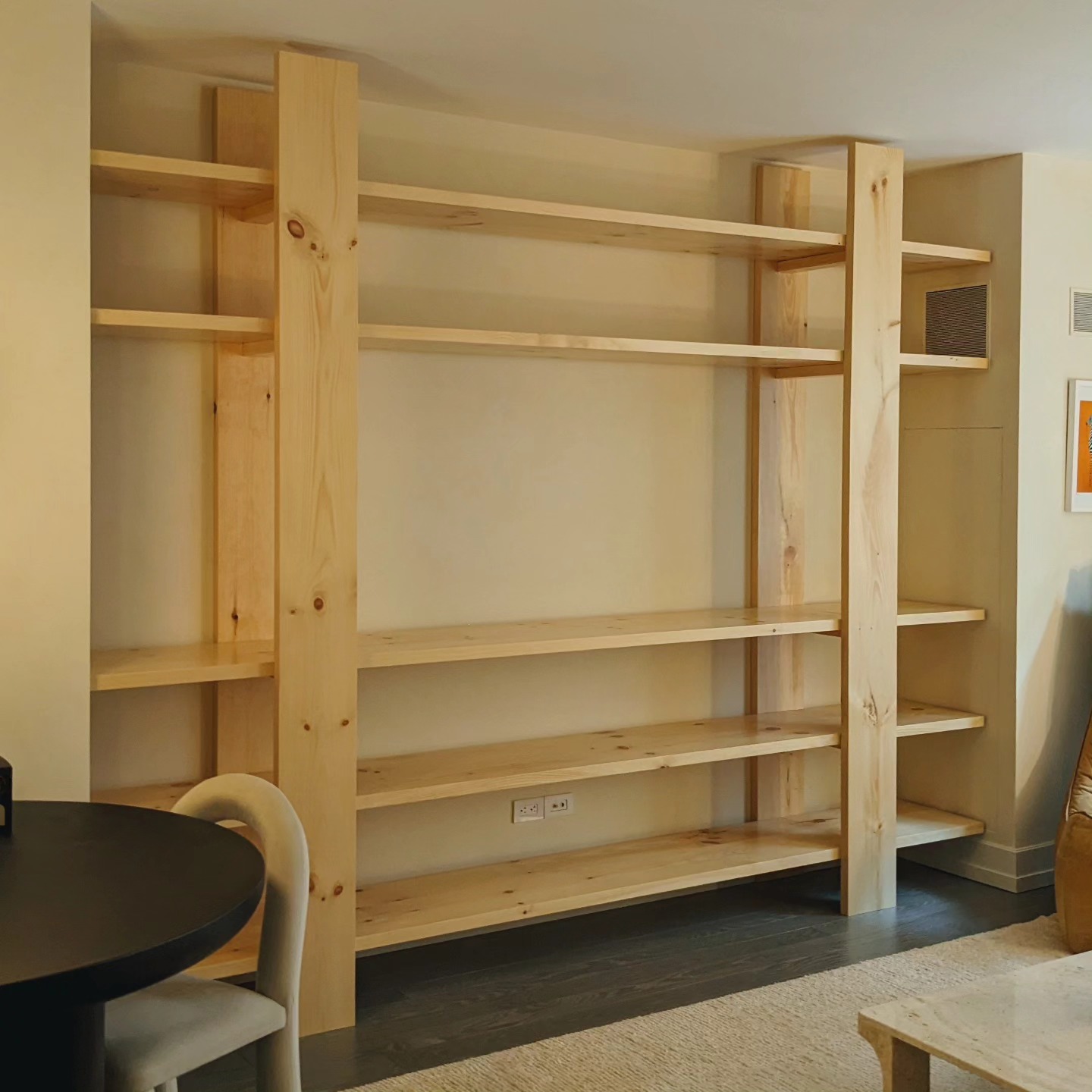 Custom Bookcase in Eastern White Pine